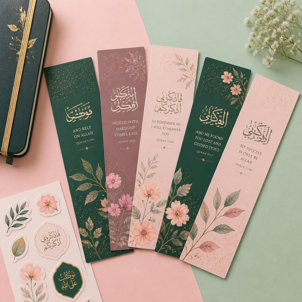 Marque-pages calligraphiés
